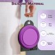 Pawaboo Foldable Dog Bowl, Pack of 2 450 ml Dog Travel Bowls, Portable Silicone Leak-Proof Drinking Bowl, Feeding Bowl with Lid and Carabiner for Dogs Cats Walks on the Go - Turquoise + Purple Pawaboo Foldable Dog Bowl, Pack of 2 450 ml Dog Travel Bowls, Portable Silicone Leak-Proof Drinking Bowl, Feeding Bowl with Lid and Carabiner for Dogs Cats Walks on the Go - Turquoise + Purple