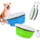 Pawaboo Foldable Dog Bowl, Pack of 2 450 ml Dog Travel Bowls, Portable Silicone Leak-Proof Drinking Bowl, Feeding Bowl with Lid and Carabiner for Dogs Cats Walks on the Go - Turquoise + Purple Pawaboo Foldable Dog Bowl, Pack of 2 450 ml Dog Travel Bowls, Portable Silicone Leak-Proof Drinking Bowl, Feeding Bowl with Lid and Carabiner for Dogs Cats Walks on the Go - Turquoise + Purple
