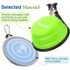 Pawaboo Foldable Dog Bowl, Pack of 2 450 ml Dog Travel Bowls, Portable Silicone Leak-Proof Drinking Bowl, Feeding Bowl with Lid and Carabiner for Dogs Cats Walks on the Go - Turquoise + Purple Pawaboo Foldable Dog Bowl, Pack of 2 450 ml Dog Travel Bowls, Portable Silicone Leak-Proof Drinking Bowl, Feeding Bowl with Lid and Carabiner for Dogs Cats Walks on the Go - Turquoise + Purple