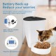 Pawmate 4L Button Operation Automatic Cat Feeder with Timer, Pet Feeder with Programmable Up to 15 Portion Control, 6 Meals Daily Pawmate 4L Button Operation Automatic Cat Feeder with Timer, Pet Feeder with Programmable Up to 15 Portion Control, 6 Meals Daily