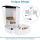 Pawmate 4L Button Operation Automatic Cat Feeder with Timer, Pet Feeder with Programmable Up to 15 Portion Control, 6 Meals Daily Pawmate 4L Button Operation Automatic Cat Feeder with Timer, Pet Feeder with Programmable Up to 15 Portion Control, 6 Meals Daily