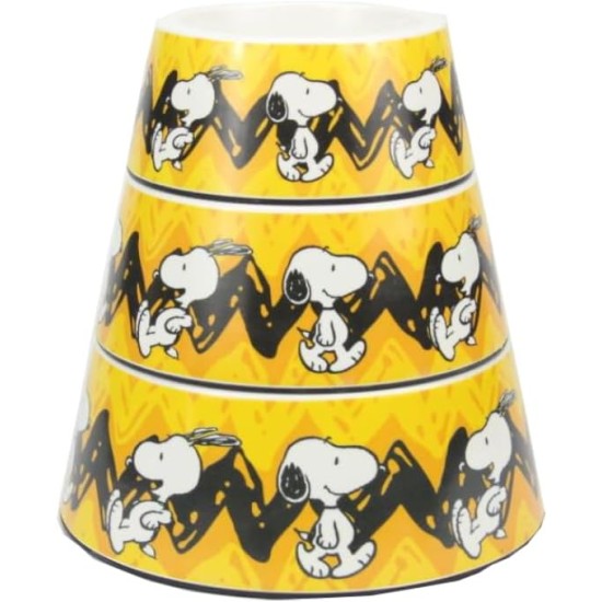 Peanuts Officially Licensed Food Bowls, Colorful Bowls with Non-Slip Silicone Base, High Quality and Durable Material, Various Sizes and Colours (Charlie Brown, XL) Peanuts Officially Licensed Food Bowls, Colorful Bowls with Non-Slip Silicone Base, High Quality and Durable Material, Various Sizes and Colours (Charlie Brown, XL)