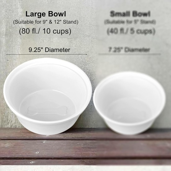 Pet Feeder, Dog Feeder, Dog Feeder, Dog Bowl, Pet Station, Pet Feeder (X-Large, White) Pet Feeder, Dog Feeder, Dog Feeder, Dog Bowl, Pet Station, Pet Feeder (X-Large, White)