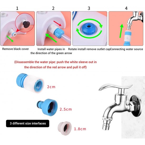 Pet Fountain, Automatic Dog Water Fountain with Hose, Non-Slip Step on Foot, Activated Dog Water Dispenser, Automatic Dog Water Sprinkler for Cats, Dogs Pet Fountain, Automatic Dog Water Fountain with Hose, Non-Slip Step on Foot, Activated Dog Water Dispenser, Automatic Dog Water Sprinkler for Cats, Dogs