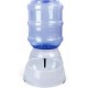 Pet Water Dispenser - 3.5 Litre Replenish Pet Drinker for Dogs and Cats, Automatic Gravity Water Drinking Fountain Bottle Bowl Bowl Stand