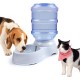 Pet Water Dispenser - 3.5 Litre Replenish Pet Drinker for Dogs and Cats, Automatic Gravity Water Drinking Fountain Bottle Bowl Bowl Stand