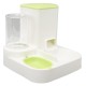 Pet Waterer Feeder, 1 L, Odourless, Automatic Water Dispenser for Dogs, 2.2 L Food Container, Small Dog and Cat Bowls for Food and Water (Green) Pet Waterer Feeder, 1 L, Odourless, Automatic Water Dispenser for Dogs, 2.2 L Food Container, Small Dog and Cat Bowls for Food and Water (Green)