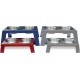 PetFusion Elevated Pet Feeder in Premium Anodized Aluminum (Short 10CM). 3 U.S. Food Grade SS bowls (1 shallow)
