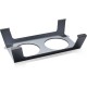 PetFusion Elevated Pet Feeder in Premium Anodized Aluminum (Short 10CM). 3 U.S. Food Grade SS bowls (1 shallow)