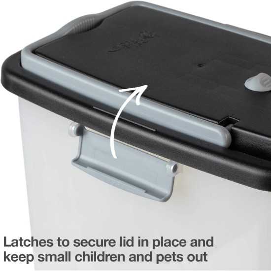 PetFusion Portable Dog Food and Cat Food Container, Heavy Duty Food Container with Wheels, 10kg Storage Space (42 x 30 x 48 cm) PetFusion Portable Dog Food and Cat Food Container, Heavy Duty Food Container with Wheels, 10kg Storage Space (42 x 30 x 48 cm)