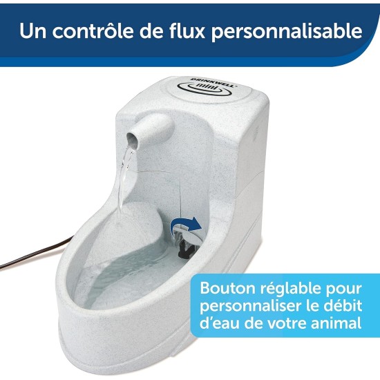 PetSafe Drinkwell Mini Water Fountain 1.2 Litre BPA Free Organic Filter Quiet Non-Slip Water Fountain for Dogs and Cats PetSafe Drinkwell Mini Water Fountain 1.2 Litre BPA Free Organic Filter Quiet Non-Slip Water Fountain for Dogs and Cats