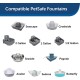 PetSafe Drinkwell Water Fountain Adjustable Flow Easy Clean Fountain for Pets PetSafe Drinkwell Water Fountain Adjustable Flow Easy Clean Fountain for Pets