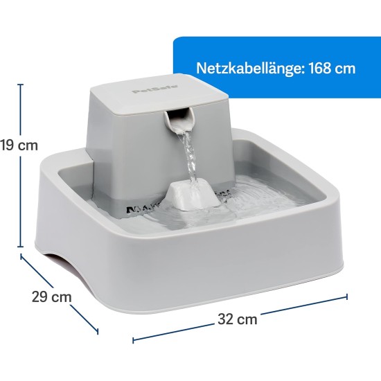 PetSafe Drinkwell Water Fountain Adjustable Flow Easy Clean Fountain for Pets PetSafe Drinkwell Water Fountain Adjustable Flow Easy Clean Fountain for Pets