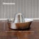 PetSafe Stainless Steel Water Fountain for Cats and Dogs - Seaside 60 oz or 360 Multi-Pet 350 ml Drinking Fountain, Seaside, Stainless Steel, Stainless Steel PetSafe Stainless Steel Water Fountain for Cats and Dogs - Seaside 60 oz or 360 Multi-Pet 350 ml Drinking Fountain, Seaside, Stainless Steel, Stainless Steel