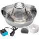 PetSafe Stainless Steel Water Fountain for Cats and Dogs - Seaside 60 oz or 360 Multi-Pet 350 ml Drinking Fountain, Seaside, Stainless Steel, Stainless Steel PetSafe Stainless Steel Water Fountain for Cats and Dogs - Seaside 60 oz or 360 Multi-Pet 350 ml Drinking Fountain, Seaside, Stainless Steel, Stainless Steel