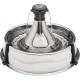 PetSafe stainless steel drinking fountain, model coastal noise or 360, cat, for cats and dogs, 1.8 litres or 3.8 litres water capacity, quiet operation, dual filtered water. PetSafe stainless steel drinking fountain, model coastal noise or 360, cat, for cats and dogs, 1.8 litres or 3.8 litres water capacity, quiet operation, dual filtered water.