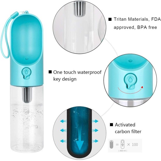 Petkit Eversweet Travel One-Touch P008 Travel Bottle Green Petkit Eversweet Travel One-Touch P008 Travel Bottle Green