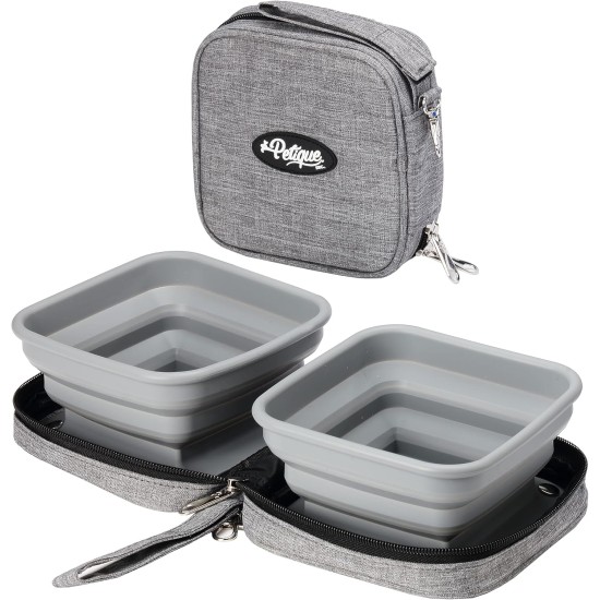 Portabowl - Eco-Friendly Foldable 2 in 1 Dog Bowls - High Quality Travel Dog Bowls with Travel Case - Lightweight and Compact - 100% Food Grade Silicone, BPA Free.For Small and Large Dogs Portabowl - Eco-Friendly Foldable 2 in 1 Dog Bowls - High Quality Travel Dog Bowls with Travel Case - Lightweight and Compact - 100% Food Grade Silicone, BPA Free.For Small and Large Dogs