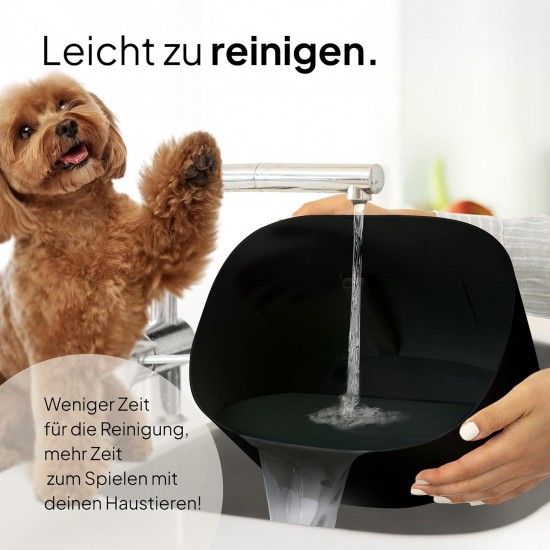 Pretty PAW® Drinking Fountain for Dogs, Super Quiet Dog Drinking Fountain with 7 Litre Water Tank, BPA-Free Dog Fountain with Filter & LED, Easy to Clean Dog Water Dispenser Pretty PAW® Drinking Fountain for Dogs, Super Quiet Dog Drinking Fountain with 7 Litre Water Tank, BPA-Free Dog Fountain with Filter & LED, Easy to Clean Dog Water Dispenser
