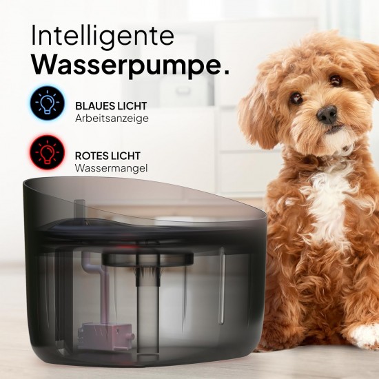 Pretty PAW® Drinking Fountain for Dogs, Super Quiet Dog Drinking Fountain with 7 Litre Water Tank, BPA-Free Dog Fountain with Filter & LED, Easy to Clean Dog Water Dispenser Pretty PAW® Drinking Fountain for Dogs, Super Quiet Dog Drinking Fountain with 7 Litre Water Tank, BPA-Free Dog Fountain with Filter & LED, Easy to Clean Dog Water Dispenser