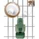 QWORK® Automatic Feeder for Small Pets, Automatic Feeder 870 ml and Water Dispenser 800 ml for Hedgehogs, Rabbits, Chickens, Small Cats and Dogs QWORK® Automatic Feeder for Small Pets, Automatic Feeder 870 ml and Water Dispenser 800 ml for Hedgehogs, Rabbits, Chickens, Small Cats and Dogs