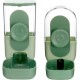 QWORK® Automatic Feeder for Small Pets, Automatic Feeder 870 ml and Water Dispenser 800 ml for Hedgehogs, Rabbits, Chickens, Small Cats and Dogs QWORK® Automatic Feeder for Small Pets, Automatic Feeder 870 ml and Water Dispenser 800 ml for Hedgehogs, Rabbits, Chickens, Small Cats and Dogs
