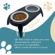 Raised Dog Bowl with Anti-Slinging Bowl, Cat Feeding Bowl with Drinking Fountain for Cat, 2 Extendable and Fold-Out Cat Bowls, Flat. Raised Dog Bowl Set (Pink) Raised Dog Bowl with Anti-Slinging Bowl, Cat Feeding Bowl with Drinking Fountain for Cat, 2 Extendable and Fold-Out Cat Bowls, Flat. Raised Dog Bowl Set (Pink)