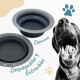 Raised Dog Bowl with Anti-Slinging Bowl, Cat Feeding Bowl with Drinking Fountain for Cat, 2 Extendable and Fold-Out Cat Bowls, Flat. Raised Dog Bowl Set (Pink) Raised Dog Bowl with Anti-Slinging Bowl, Cat Feeding Bowl with Drinking Fountain for Cat, 2 Extendable and Fold-Out Cat Bowls, Flat. Raised Dog Bowl Set (Pink)