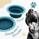 Raised Dog Bowl with Anti-Slinging Bowl, Cat Feeding Bowl with Drinking Fountain for Cat, 2 Extendable and Fold-Out Cat Bowls, Flat. Raised Dog Bowl Set (Pink) Raised Dog Bowl with Anti-Slinging Bowl, Cat Feeding Bowl with Drinking Fountain for Cat, 2 Extendable and Fold-Out Cat Bowls, Flat. Raised Dog Bowl Set (Pink)