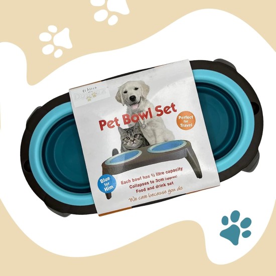 Raised Dog Bowl with Anti-Slinging Bowl, Cat Feeding Bowl with Drinking Fountain for Cat, 2 Extendable and Fold-Out Cat Bowls, Flat. Raised Dog Bowl Set (Pink) Raised Dog Bowl with Anti-Slinging Bowl, Cat Feeding Bowl with Drinking Fountain for Cat, 2 Extendable and Fold-Out Cat Bowls, Flat. Raised Dog Bowl Set (Pink)