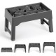 Raised Dog Bowls 2L Dog Slow Feeder, 4 Height Adjustable Feeding Bowls Bowl Stand Foldable Food Bowl for Large Medium Small Dogs (Grey) Raised Dog Bowls 2L Dog Slow Feeder, 4 Height Adjustable Feeding Bowls Bowl Stand Foldable Food Bowl for Large Medium Small Dogs (Grey)