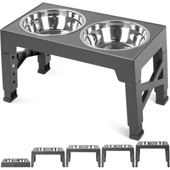 Raised dog bowls. Adjustable raised dog bowl Raised dog bowls. Adjustable raised dog bowl