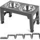 Raised dog bowls. Adjustable raised dog bowl Raised dog bowls. Adjustable raised dog bowl