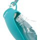 Record Water Dispenser with Drinking Bottle – Practical and Functional – Silicone – Dimensions: Diameter 8 x 23 cm – Capacity 400 ml – Colour Sea Green – Ideal for Long Walks and Travel Record Water Dispenser with Drinking Bottle – Practical and Functional – Silicone – Dimensions: Diameter 8 x 23 cm – Capacity 400 ml – Colour Sea Green – Ideal for Long Walks and Travel