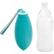 Record Water Dispenser with Drinking Bottle – Practical and Functional – Silicone – Dimensions: Diameter 8 x 23 cm – Capacity 400 ml – Colour Sea Green – Ideal for Long Walks and Travel Record Water Dispenser with Drinking Bottle – Practical and Functional – Silicone – Dimensions: Diameter 8 x 23 cm – Capacity 400 ml – Colour Sea Green – Ideal for Long Walks and Travel