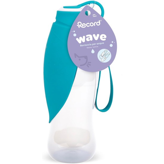 Record Water Dispenser with Drinking Bottle – Practical and Functional – Silicone – Dimensions: Diameter 8 x 23 cm – Capacity 400 ml – Colour Sea Green – Ideal for Long Walks and Travel Record Water Dispenser with Drinking Bottle – Practical and Functional – Silicone – Dimensions: Diameter 8 x 23 cm – Capacity 400 ml – Colour Sea Green – Ideal for Long Walks and Travel