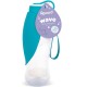 Record Water Dispenser with Drinking Bottle – Practical and Functional – Silicone – Dimensions: Diameter 8 x 23 cm – Capacity 400 ml – Colour Sea Green – Ideal for Long Walks and Travel Record Water Dispenser with Drinking Bottle – Practical and Functional – Silicone – Dimensions: Diameter 8 x 23 cm – Capacity 400 ml – Colour Sea Green – Ideal for Long Walks and Travel