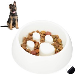 Relaxdays Anti-Gulping Bowl, Food Bowl for Dogs and Cats, Slow Eating, Food Bowl, Dishwasher-safe, Various Colours Relaxdays Anti-Gulping Bowl, Food Bowl for Dogs and Cats, Slow Eating, Food Bowl, Dishwasher-safe, Various Colours