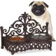 Relaxdays Antique Style Cast Iron Dog Bowl Set Removable Stainless Steel Bowls 0.3L Brown Relaxdays Antique Style Cast Iron Dog Bowl Set Removable Stainless Steel Bowls 0.3L Brown