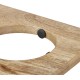 Relaxdays Bowl Stand, Stainless Steel Bowls 1200 ml, Acacia Wood Dog Feeding Station HBT 23 x 49.5 x 25 cm, Brown Relaxdays Bowl Stand, Stainless Steel Bowls 1200 ml, Acacia Wood Dog Feeding Station HBT 23 x 49.5 x 25 cm, Brown