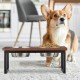 Relaxdays Bowl Stand, Stainless Steel Bowls Capacity 1000 ml, Mango Wood Dog Feeding Station HBT 16.5 x 42 x 21 cm, Natural Relaxdays Bowl Stand, Stainless Steel Bowls Capacity 1000 ml, Mango Wood Dog Feeding Station HBT 16.5 x 42 x 21 cm, Natural