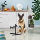 Relaxdays Stainless Steel Feeding Bowl Double Set Height Adjustable Dog Bar with Bowl Stand and 2 Removable Dog Bowls Feeding Bar for Cats / Cat Bar Metal Relaxdays Stainless Steel Feeding Bowl Double Set Height Adjustable Dog Bar with Bowl Stand and 2 Removable Dog Bowls Feeding Bar for Cats / Cat Bar Metal