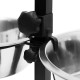 Relaxdays Stainless Steel Feeding Bowl Double Set Height Adjustable Dog Bar with Bowl Stand and 2 Removable Dog Bowls Feeding Bar for Cats / Cat Bar Metal Relaxdays Stainless Steel Feeding Bowl Double Set Height Adjustable Dog Bar with Bowl Stand and 2 Removable Dog Bowls Feeding Bar for Cats / Cat Bar Metal