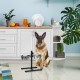Relaxdays Stainless Steel Feeding Bowl Double Set Height Adjustable Dog Bar with Bowl Stand and 2 Removable Dog Bowls Feeding Bar for Cats / Cat Bar Metal Relaxdays Stainless Steel Feeding Bowl Double Set Height Adjustable Dog Bar with Bowl Stand and 2 Removable Dog Bowls Feeding Bar for Cats / Cat Bar Metal