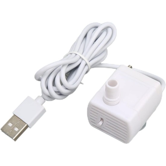Replacement Pump for Pet Drinking Fountain, USB Powered, Ultra Quiet, Durable Water Pump with Adapter, Compatible with Ceramic Stainless Steel Dog and Cat Water Dispensers Replacement Pump for Pet Drinking Fountain, USB Powered, Ultra Quiet, Durable Water Pump with Adapter, Compatible with Ceramic Stainless Steel Dog and Cat Water Dispensers
