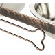 Rosewood Raised Dog Bowl for Medium and Large Dogs with a Sturdy Raised Stand and Two Stainless Steel Water and Food Bowls, Wood, Large
