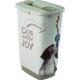 Rotho MyPet Cody Pet Food Container 50 L with Lid and Chute for Practical Dosing, Plastic (PP) BPA-Free, Pattern, 50 L (39.7 x 29.6 x 58.5 cm) Rotho MyPet Cody Pet Food Container 50 L with Lid and Chute for Practical Dosing, Plastic (PP) BPA-Free, Pattern, 50 L (39.7 x 29.6 x 58.5 cm)
