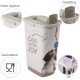 Rotho MyPet Cody Pet Food Container 50 L with Lid and Chute for Practical Dosing, Plastic (PP) BPA-Free, Pattern, 50 L (39.7 x 29.6 x 58.5 cm) Rotho MyPet Cody Pet Food Container 50 L with Lid and Chute for Practical Dosing, Plastic (PP) BPA-Free, Pattern, 50 L (39.7 x 29.6 x 58.5 cm)