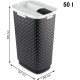 Rotho MyPet Cody Pet Food Container 50 L with Lid and Chute for Practical Dosing, Plastic (PP) BPA-Free, Pattern, 50 L (39.7 x 29.6 x 58.5 cm) Rotho MyPet Cody Pet Food Container 50 L with Lid and Chute for Practical Dosing, Plastic (PP) BPA-Free, Pattern, 50 L (39.7 x 29.6 x 58.5 cm)