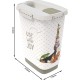 Rotho Storage Box for Pet Food, Plastic (Polypropylene), 10 Litre Volume, S